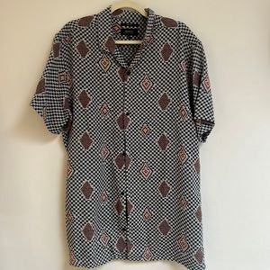 Roark shirt sleeve knit cotton button down